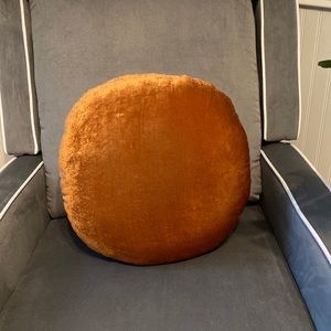West Elm Velvet Pillow Copper